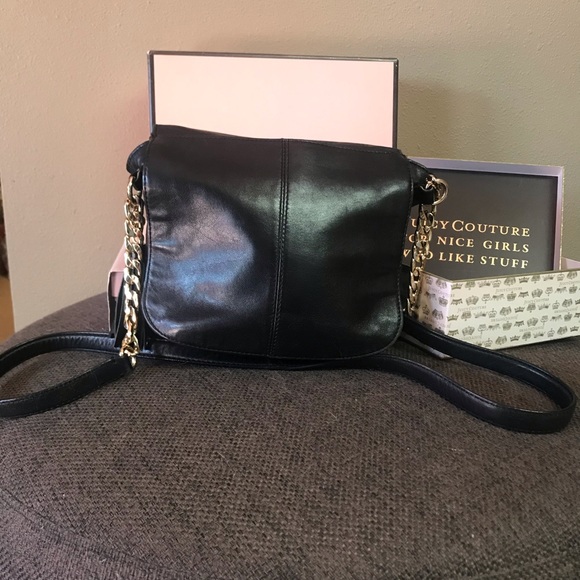 Juicy Couture vintage leather flap bag sheep cross - Picture 2 of 12